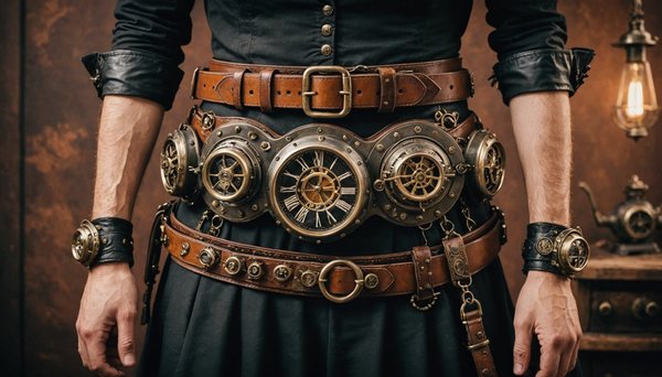 Discover unique steampunk belts for your stylish look